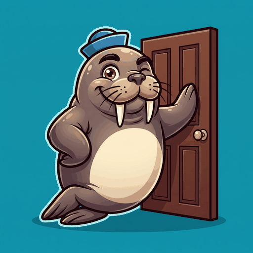 Wrong Door Walrus logo